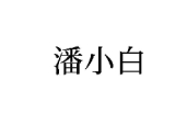 潘小白 