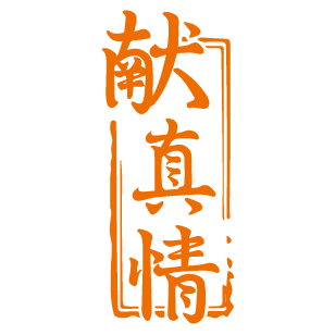 献真情 